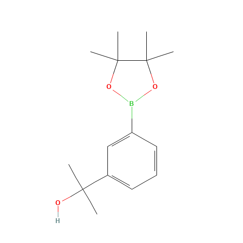 2-[3-(4,4,5,5-tetramethyl-1,3,2-dioxaborolan-2-yl)phenyl]propan-2-ol (CAS: 1309980-11-7) - Related Chemical Product