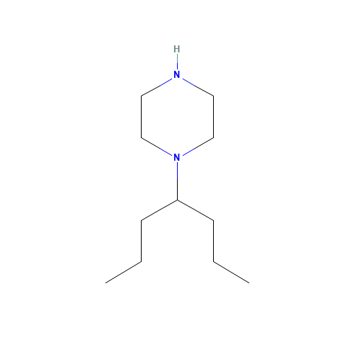 1-heptan-4-ylpiperazine (CAS: 444892-66-4) - Chemical Structure and Molecular Formula 