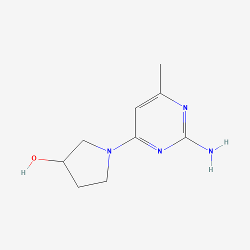 1-(2-amino-6-methylpyrimidin-4-yl)pyrrolidin-3-ol (CAS: 723511-20-4) - Related Chemical Product