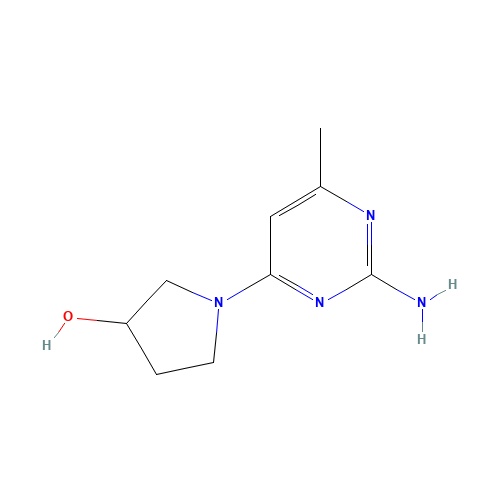 1-(2-amino-6-methylpyrimidin-4-yl)pyrrolidin-3-ol (CAS: 723511-20-4) - Related Chemical Product