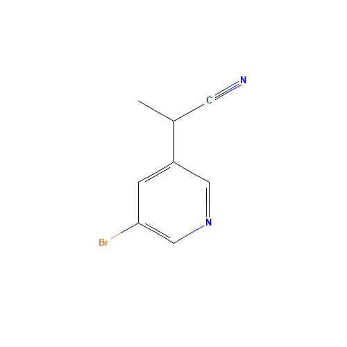 2-(5-bromopyridin-3-yl)propanenitrile (CAS: 1272357-11-5) - Related Chemical Product