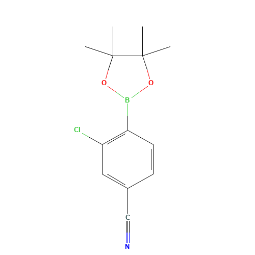 3-chloro-4-(4,4,5,5-tetramethyl-1,3,2-dioxaborolan-2-yl)benzonitrile (CAS: 945391-06-0) - Related Chemical Product