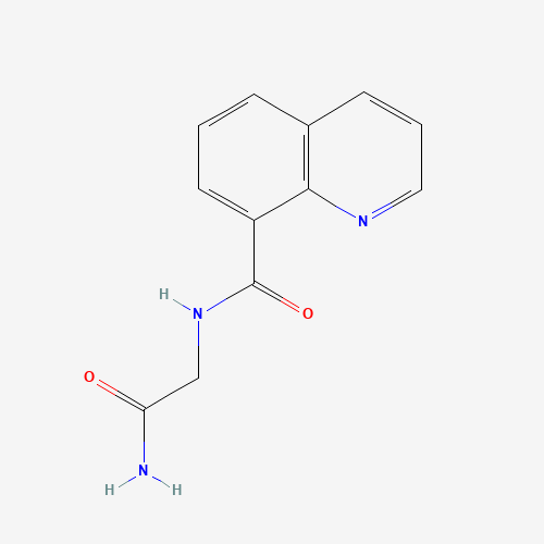 N-(2-amino-2-oxoethyl)quinoline-8-carboxamide (CAS: 708209-08-9) - Chemical Structure and Molecular Formula 