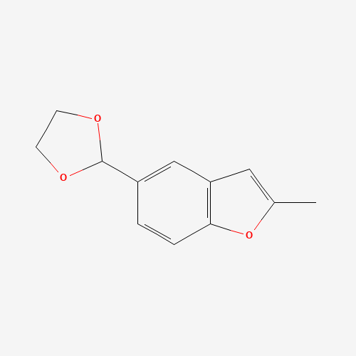 5-(1,3-dioxolan-2-yl)-2-methyl-1-benzofuran (CAS: 648449-70-1) - Related Chemical Product