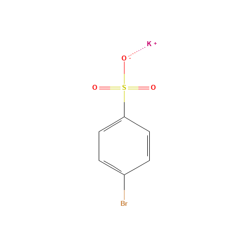 potassium;4-bromobenzenesulfonate (CAS: 66788-58-7) - Chemical Structure and Molecular Formula 