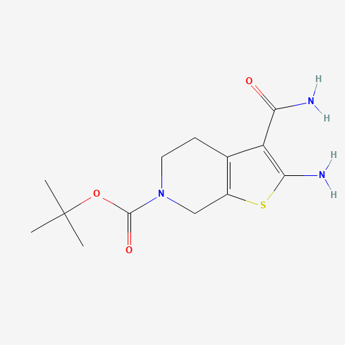tert-butyl 2-amino-3-carbamoyl-5,7-dihydro-4H-thieno[2,3-c]pyridine-6-carboxylate (CAS: 1001020-08-1) - Related Chemical Product