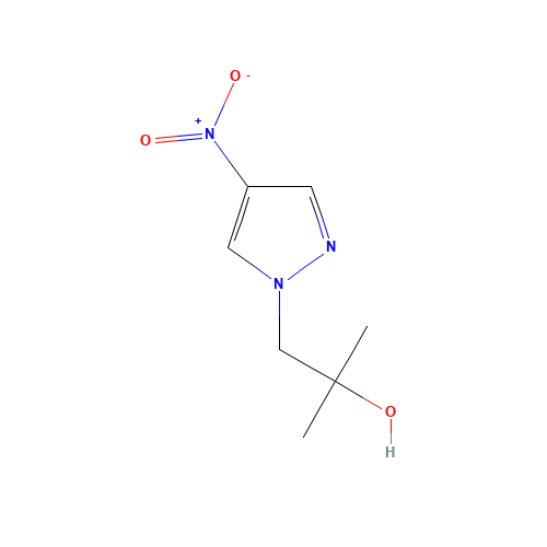 2-methyl-1-(4-nitropyrazol-1-yl)propan-2-ol (CAS: 1182917-01-6) - Related Chemical Product