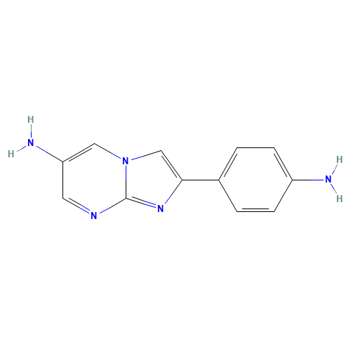 2-(4-aminophenyl)imidazo[1,2-a]pyrimidin-6-amine (CAS: 1246471-09-9) - Related Chemical Product