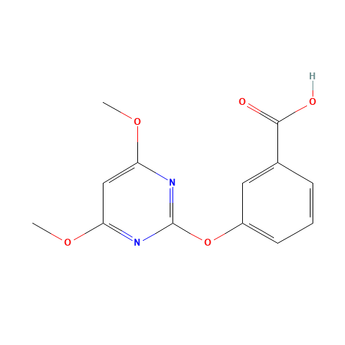 3-(4,6-dimethoxypyrimidin-2-yl)oxybenzoic acid (CAS: 387350-58-5) - Related Chemical Product