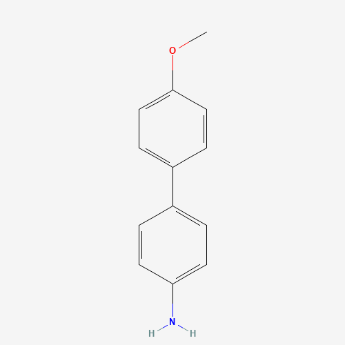 4-(4-methoxyphenyl)aniline (CAS: 1137-77-5) - Chemical Structure and Molecular Formula 