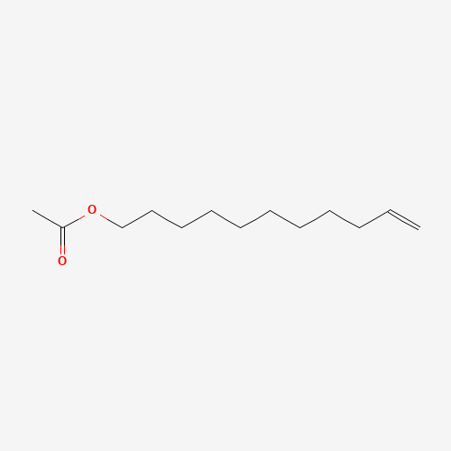 undec-10-enyl acetate (CAS: 112-19-6) - Chemical Structure and Molecular Formula 