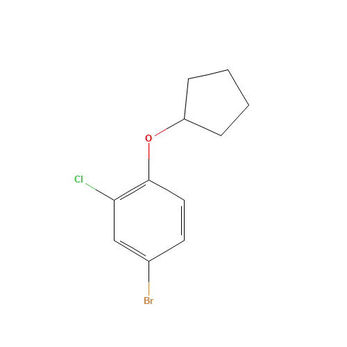 4-bromo-2-chloro-1-cyclopentyloxybenzene (CAS: 1310949-91-7) - Related Chemical Product