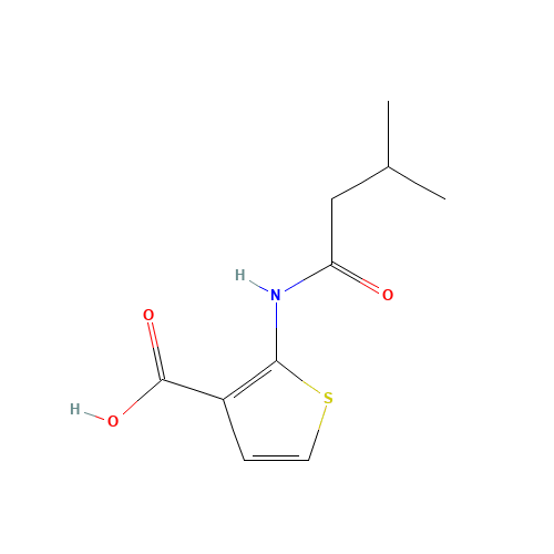 2-(3-methylbutanoylamino)thiophene-3-carboxylic acid (CAS: 900809-12-3) - Related Chemical Product