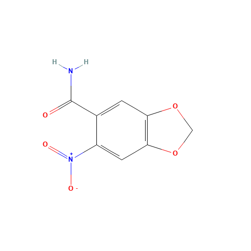 6-nitro-1,3-benzodioxole-5-carboxamide (CAS: 66117-81-5) - Related Chemical Product