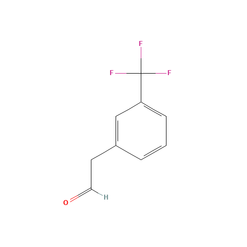 2-[3-(trifluoromethyl)phenyl]acetaldehyde (CAS: 21172-31-6) - Chemical Structure and Molecular Formula 