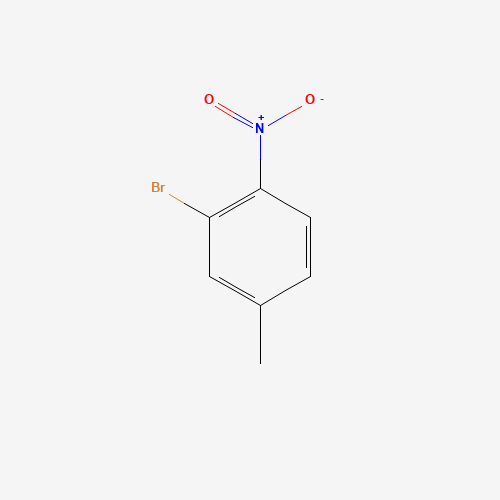 2-bromo-4-methyl-1-nitrobenzene (CAS: 40385-54-4) - Chemical Structure and Molecular Formula 
