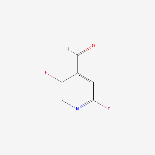 2,5-difluoropyridine-4-carbaldehyde (CAS: 1227602-08-5) - Chemical Structure and Molecular Formula 