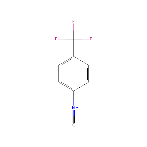1-isocyano-4-(trifluoromethyl)benzene (CAS: 139032-23-8) - Chemical Structure and Molecular Formula 