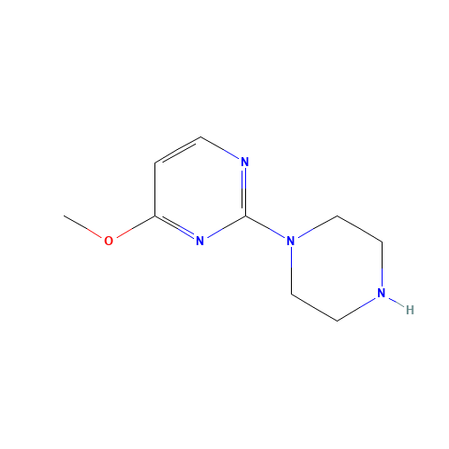 4-methoxy-2-piperazin-1-ylpyrimidine (CAS: 55745-88-5) - Chemical Structure and Molecular Formula 