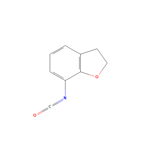 7-isocyanato-2,3-dihydro-1-benzofuran (CAS: 96219-40-8) - Chemical Structure and Molecular Formula 