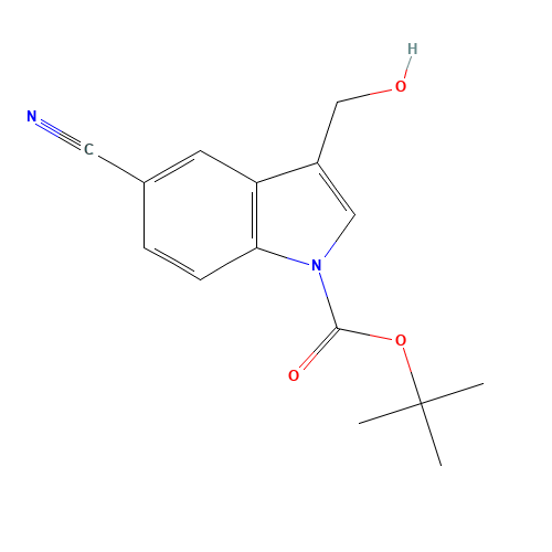 tert-butyl 5-cyano-3-(hydroxymethyl)indole-1-carboxylate (CAS: 914349-11-4) - Related Chemical Product