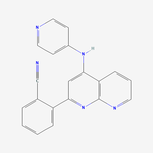 2-[4-(pyridin-4-ylamino)-1,8-naphthyridin-2-yl]benzonitrile (CAS: 1330531-95-7) - Related Chemical Product