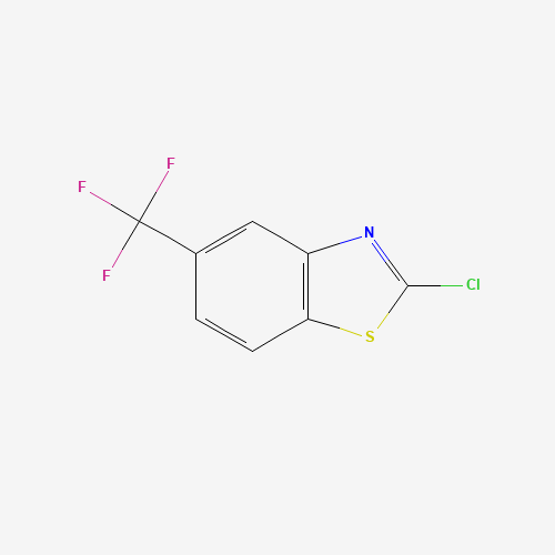 2-chloro-5-(trifluoromethyl)-1,3-benzothiazole (CAS: 23420-88-4) - Chemical Structure and Molecular Formula 