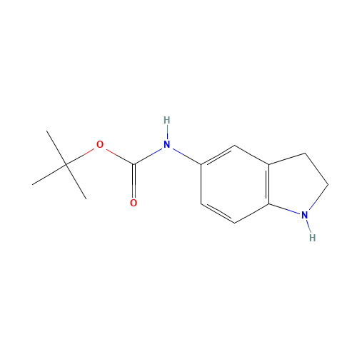tert-butyl N-(2,3-dihydro-1H-indol-5-yl)carbamate (CAS: 885270-06-4) - Related Chemical Product