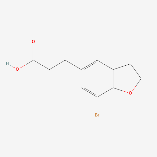 3-(7-bromo-2,3-dihydro-1-benzofuran-5-yl)propanoic acid (CAS: 196597-68-9) - Related Chemical Product