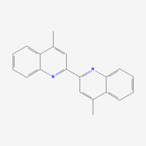 4-methyl-2-(4-methylquinolin-2-yl)quinoline (CAS: 7654-51-5) - Chemical Structure and Molecular Formula 