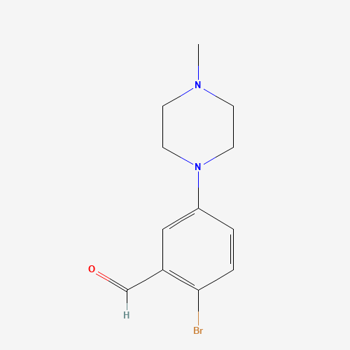 2-bromo-5-(4-methylpiperazin-1-yl)benzaldehyde (CAS: 628325-61-1) - Related Chemical Product