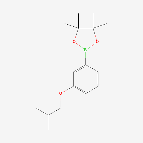 4,4,5,5-tetramethyl-2-[3-(2-methylpropoxy)phenyl]-1,3,2-dioxaborolane (CAS: 1338916-31-6) - Related Chemical Product