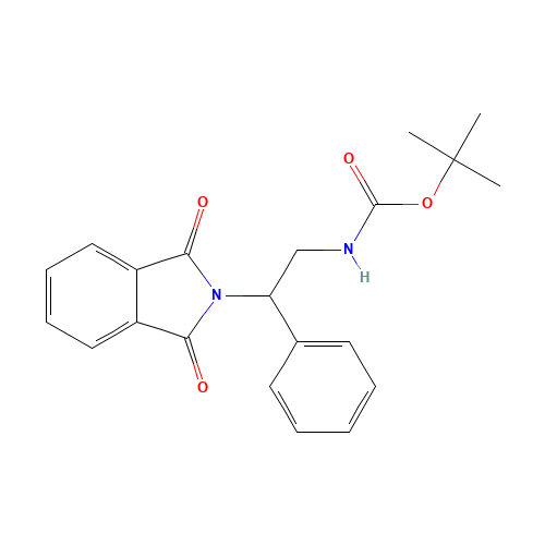 tert-butyl N-[2-(1,3-dioxoisoindol-2-yl)-2-phenylethyl]carbamate (CAS: 943321-52-6) - Related Chemical Product