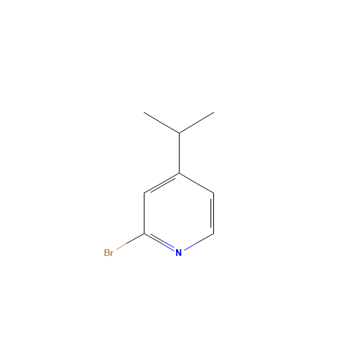 2-bromo-4-propan-2-ylpyridine (CAS: 1086381-43-2) - Chemical Structure and Molecular Formula 