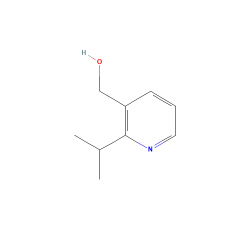(2-propan-2-ylpyridin-3-yl)methanol (CAS: 194151-94-5) - Chemical Structure and Molecular Formula 