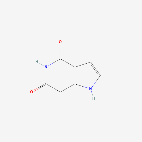1,7-dihydropyrrolo[3,2-c]pyridine-4,6-dione (CAS: 65523-03-7) - Chemical Structure and Molecular Formula 