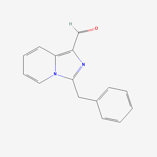 3-benzylimidazo[1,5-a]pyridine-1-carbaldehyde (CAS: 885276-91-5) - Chemical Structure and Molecular Formula 