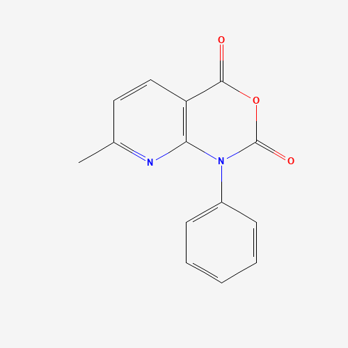 7-methyl-1-phenylpyrido[2,3-d][1,3]oxazine-2,4-dione (CAS: 1253791-80-8) - Chemical Structure and Molecular Formula 