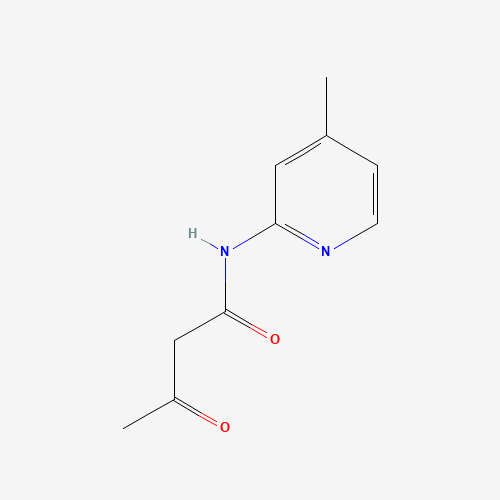 N-(4-methylpyridin-2-yl)-3-oxobutanamide (CAS: 16867-45-1) - Chemical Structure and Molecular Formula 