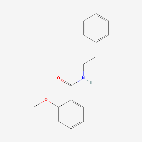 2-methoxy-N-(2-phenylethyl)benzamide (CAS: 265655-63-8) - Chemical Structure and Molecular Formula 