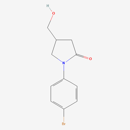 1-(4-bromophenyl)-4-(hydroxymethyl)pyrrolidin-2-one (CAS: 133749-56-1) - Related Chemical Product