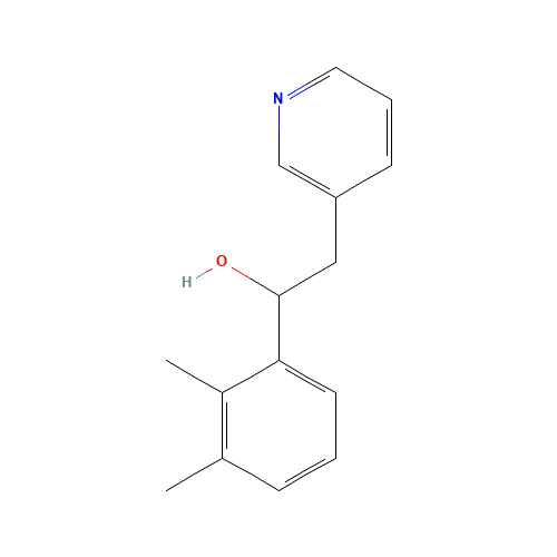 1-(2,3-dimethylphenyl)-2-pyridin-3-ylethanol (CAS: 1173171-53-3) - Chemical Structure and Molecular Formula 