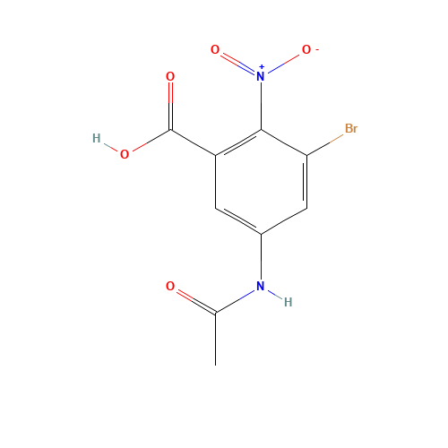 5-acetamido-3-bromo-2-nitrobenzoic acid (CAS: 54002-32-3) - Related Chemical Product