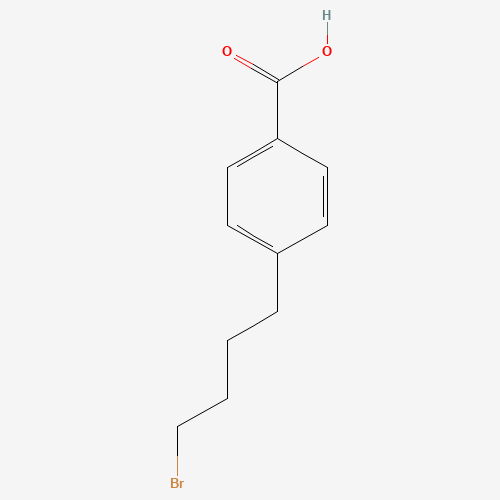 4-(4-bromobutyl)benzoic acid (CAS: 7377-04-0) - Chemical Structure and Molecular Formula 