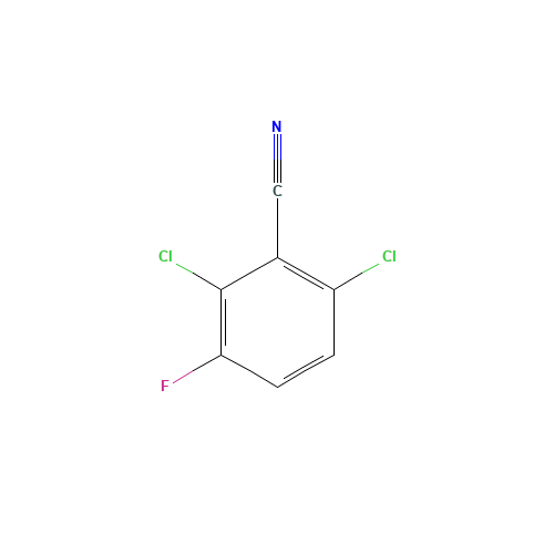 2,6-dichloro-3-fluorobenzonitrile (CAS: 136514-16-4) - Chemical Structure and Molecular Formula 