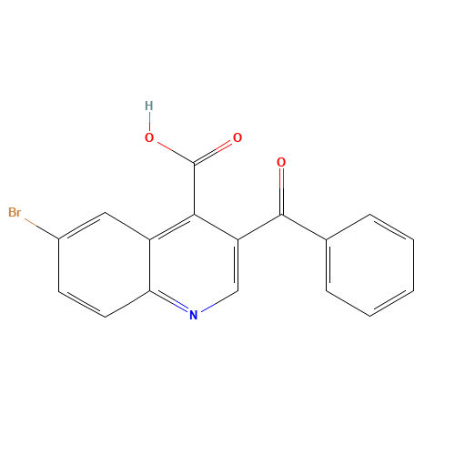 3-benzoyl-6-bromoquinoline-4-carboxylic acid (CAS: 444114-73-2) - Related Chemical Product