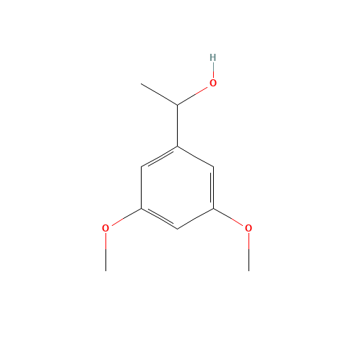 1-(3,5-dimethoxyphenyl)ethanol (CAS: 14950-55-1) - Chemical Structure and Molecular Formula 