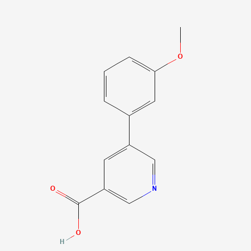 5-(3-methoxyphenyl)pyridine-3-carboxylic acid (CAS: 97000-30-1) - Chemical Structure and Molecular Formula 