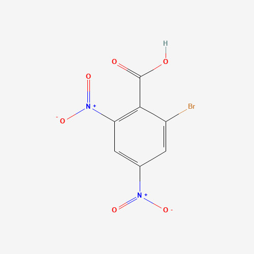 2-bromo-4,6-dinitrobenzoic acid (CAS: 95192-60-2) - Chemical Structure and Molecular Formula 