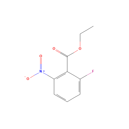 ethyl 2-fluoro-6-nitrobenzoate (CAS: 1154426-16-0) - Chemical Structure and Molecular Formula 